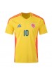 Colombia James Rodriguez #10 Fotballdrakt Hjemme Klær Copa America 2024 Korte ermer